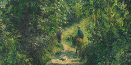Chemin sous bois, en été di Pissarro: viaggio nei colori e nelle atmosfere della campagna impressionista