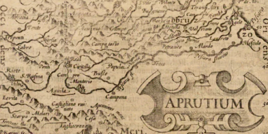 Mappa dell'Abruzzo medievale di Langenes, viaggio tra monti e borghi