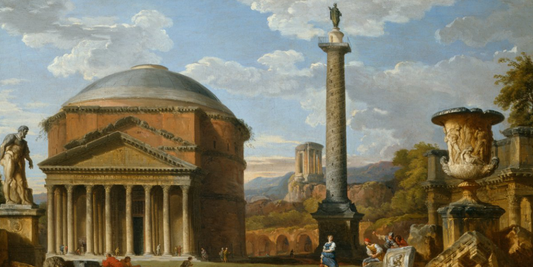 Il Pantheon e le rovine nell'immaginario di Pannini: Capriccio romano, tra storia e poesia pittorica