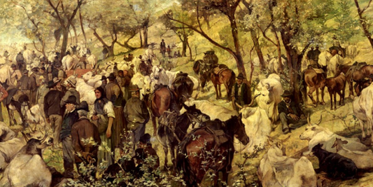 Il dinamismo rurale nell'opera “Il mercato di San Godenzo” di Giovanni Fattori