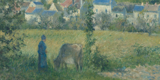 Paysage à Chaponval di Camille Pissarro: contemplazione pacata della bellezza del mondo rurale