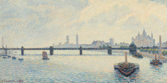 Il Ponte di Charing Cross di Camille Pissarro: visione impressionista della Londra industriale