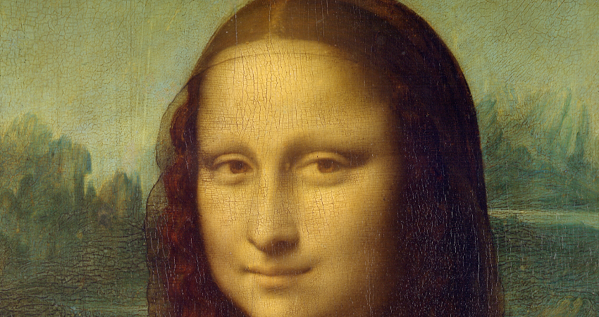 Leonardo da Vinci's (1503–1506) Portrait of Mona Lisa del shops Giocondo famous painting on Canvas