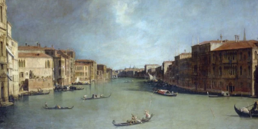 Canal Grande, l'arteria vitale di Venezia dipinta da Canaletto