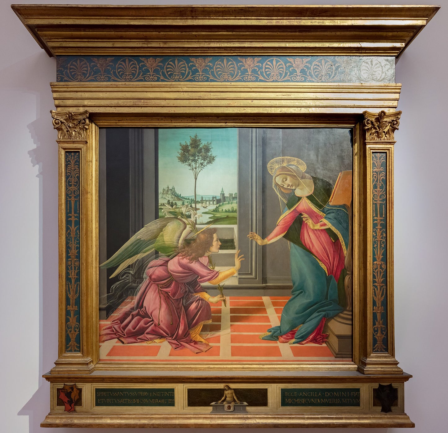 L'Annunciazione di Cestello - Sandro Botticelli su carta Amalfi