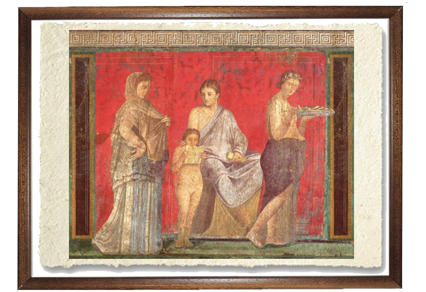 Affresco romano Villa dei Misteri Pompei