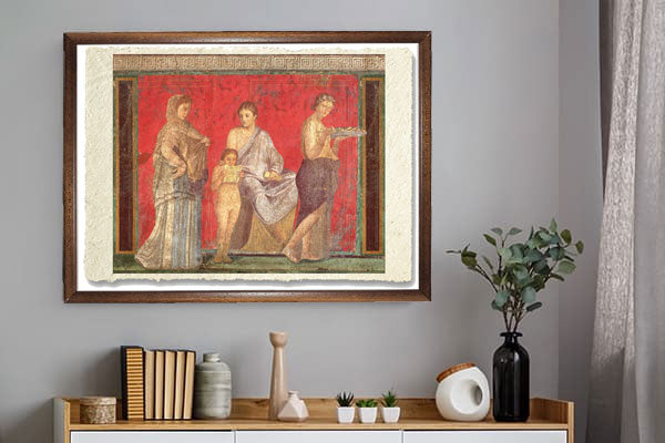 Affresco romano Villa dei Misteri Pompei