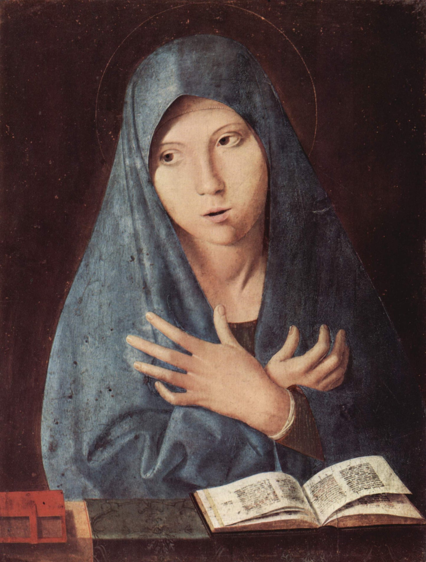 Annunciata di Palermo - Antonello da Messina su pregiata carta Amalfi