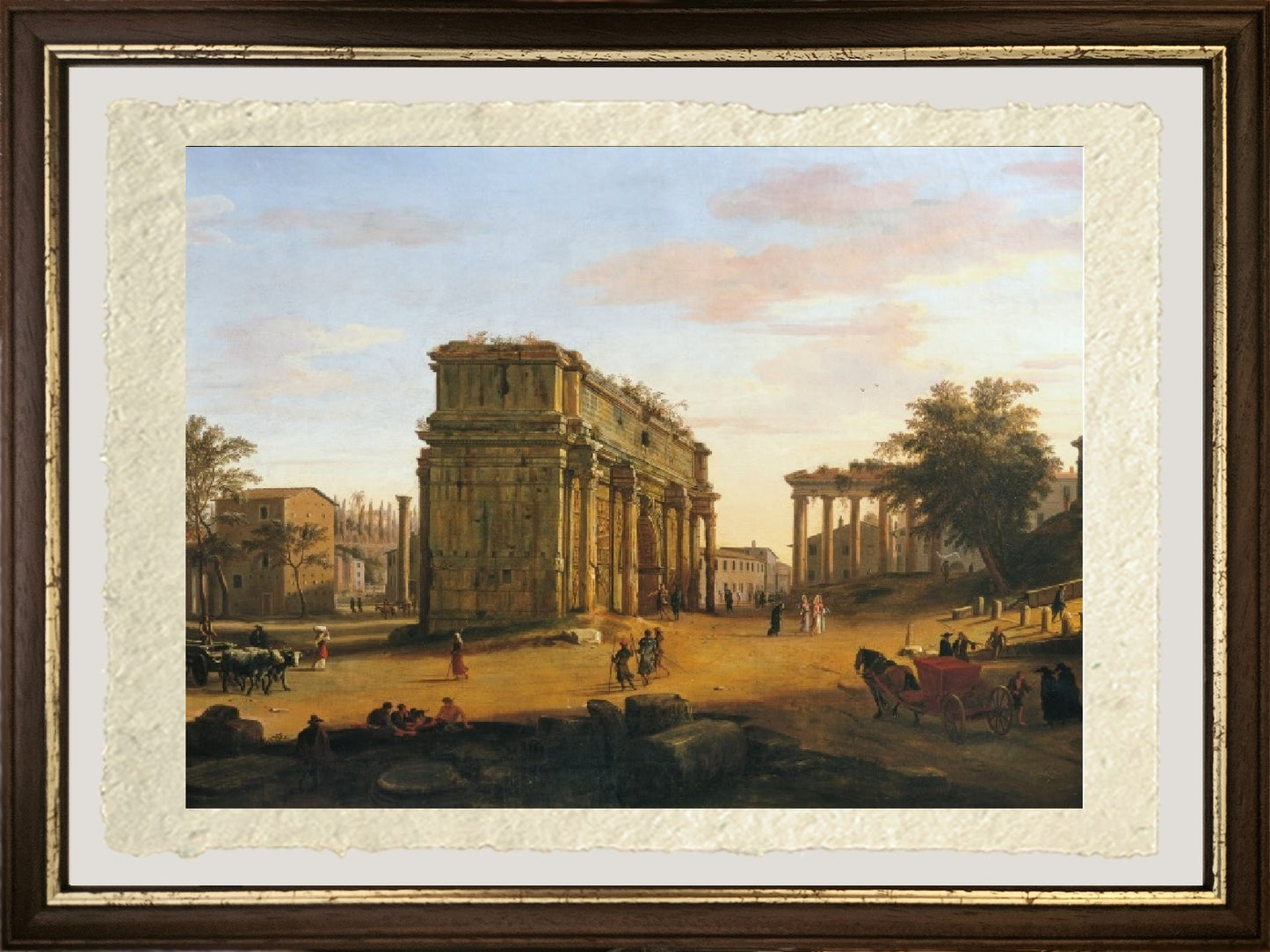 Arco di Settimio Severo a Roma (dettaglio) - Gaspare Vanvitelli - Gaspar van Wittel