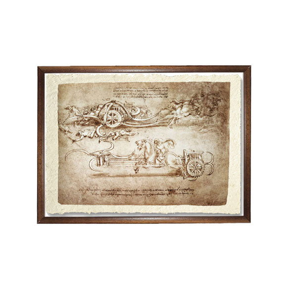 Assault chariot with scythes - Leonardo Da Vinci