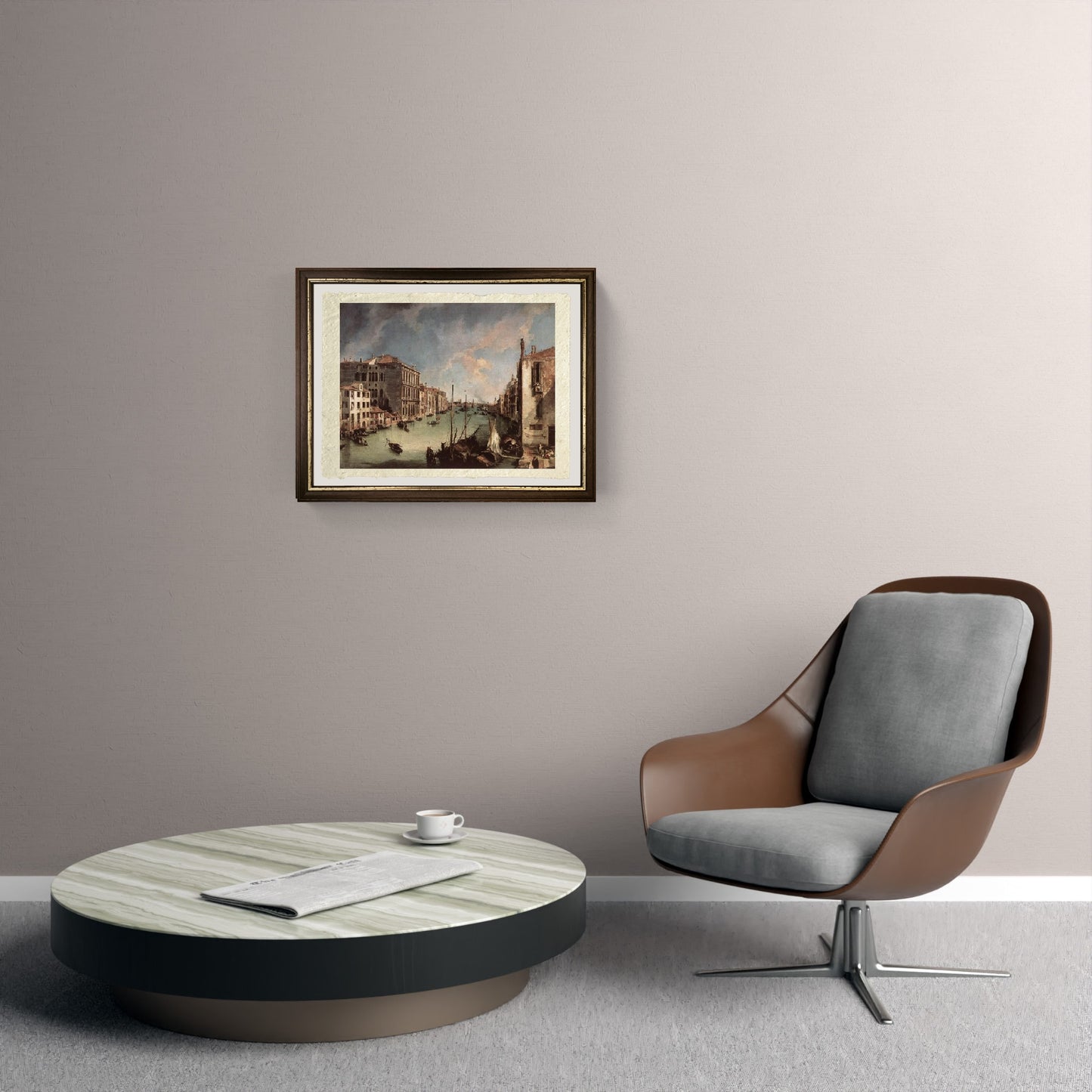 Grand Canal, view east from Campo San Vio - Giovanni Antonio Canal, known as Canaletto