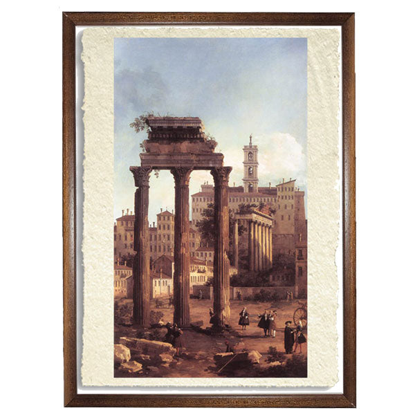 Canaletto, Rome: Ruins of the Forum, Looking towards the Capitol 1742