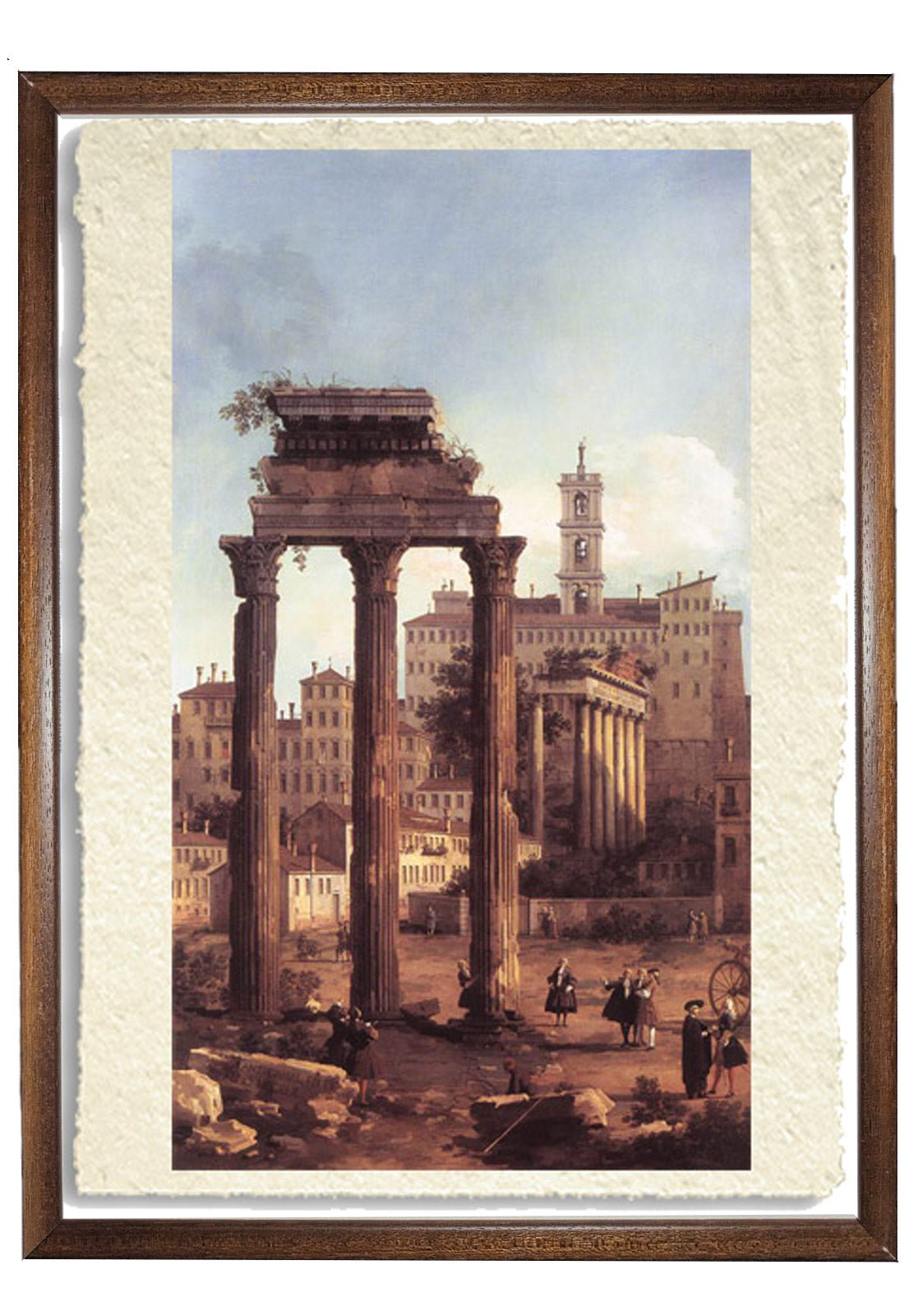 Canaletto, Rome: Ruins of the Forum, Looking towards the Capitol 1742