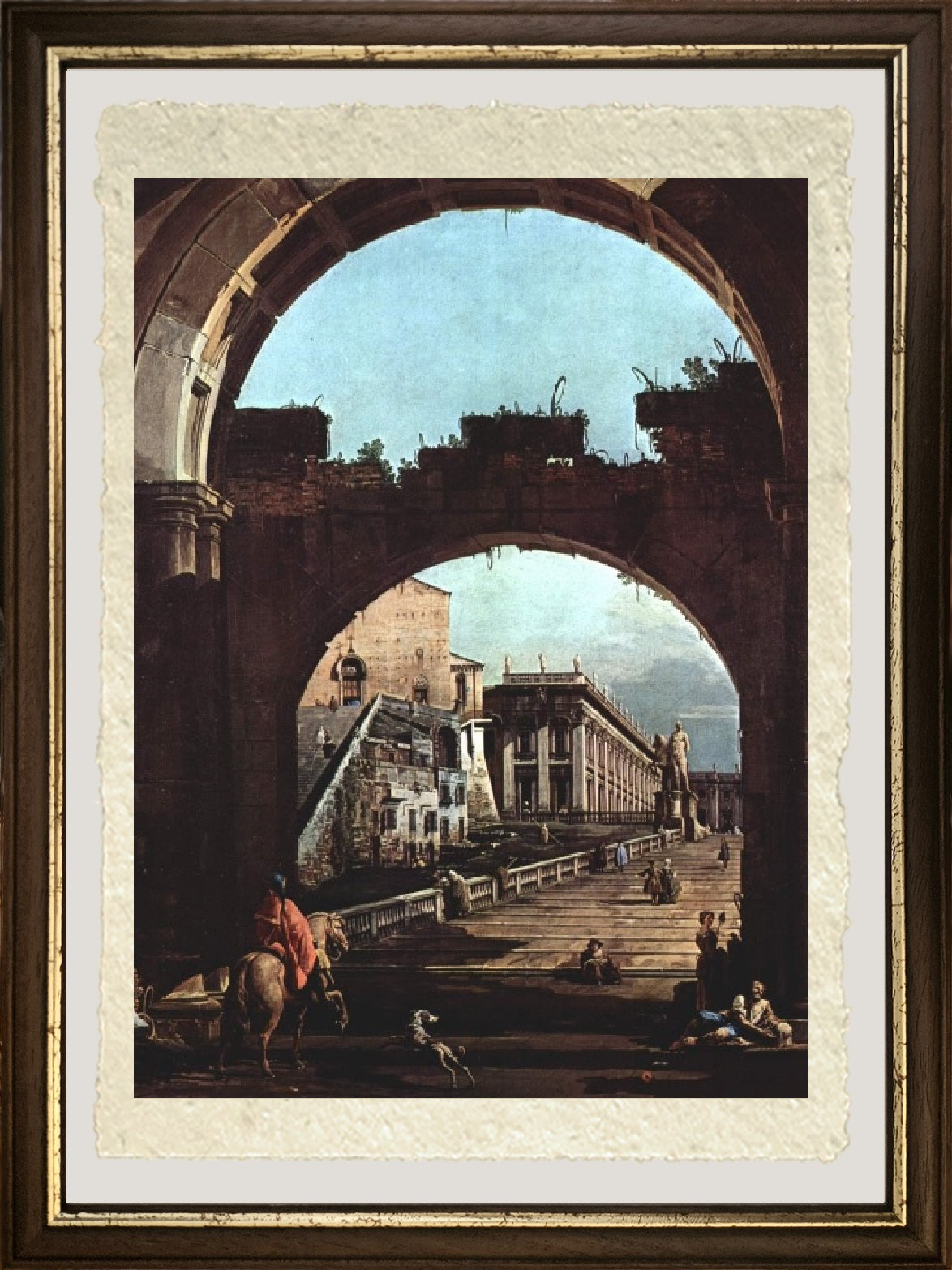 Capriccio Romano, Campidoglio - Giovanni Antonio Canal detto Canaletto