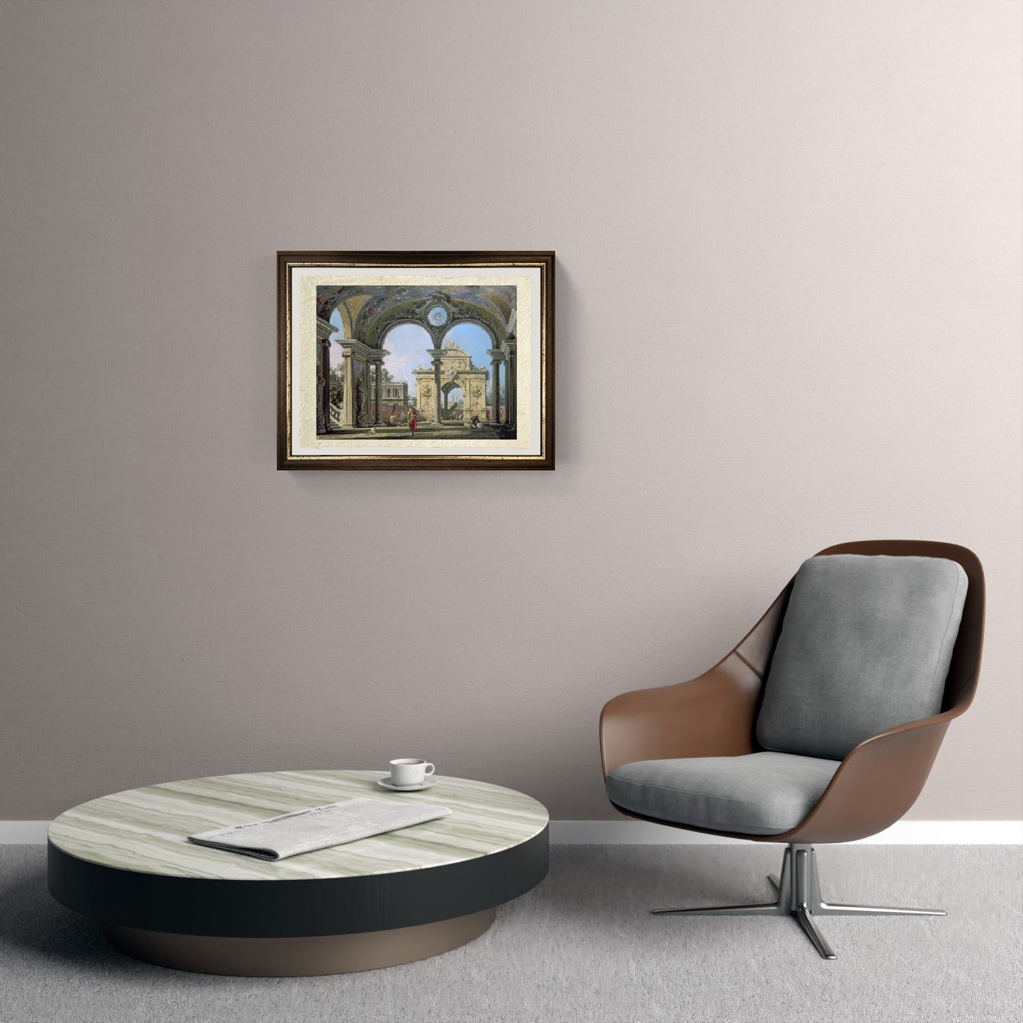 Capriccio di un arco trionfale 1750 - Giovanni Antonio Canal detto Canaletto