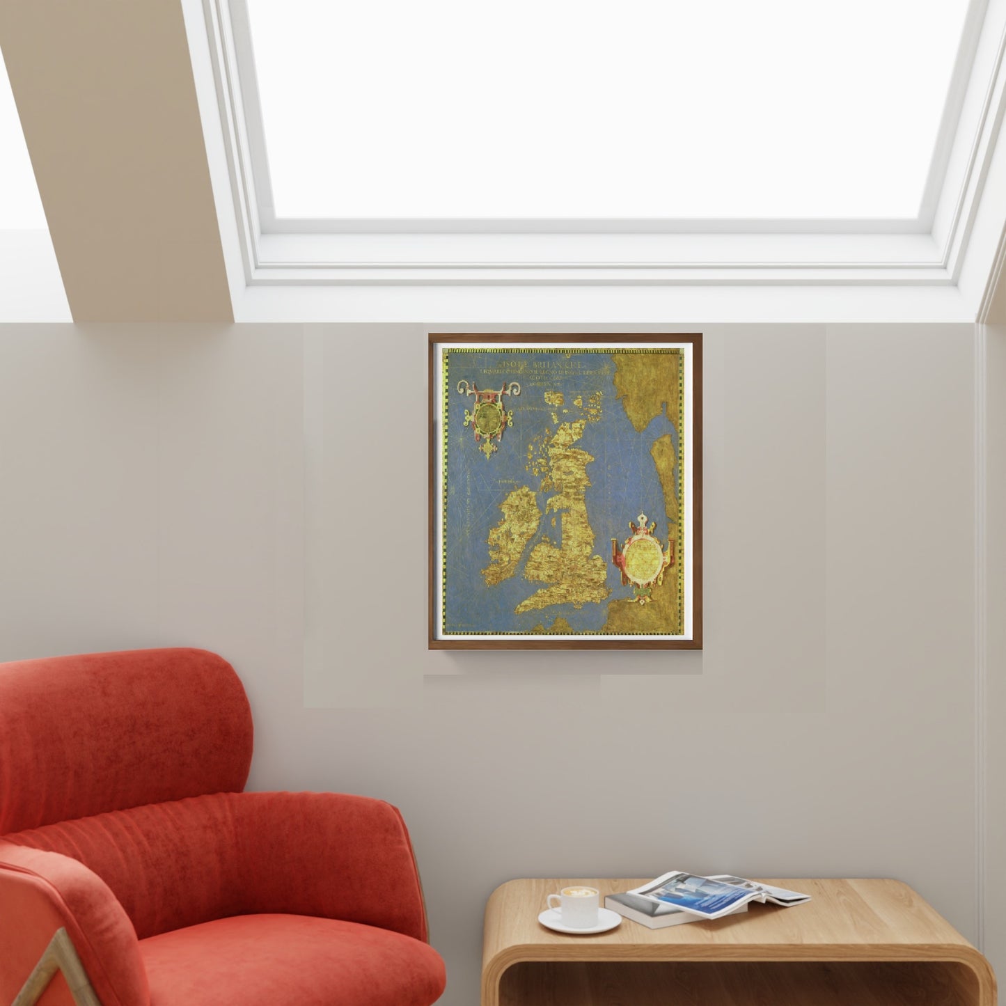 Carta delle Isole Britanniche del XVI secolo, 1575 - Stefano Bonsignori