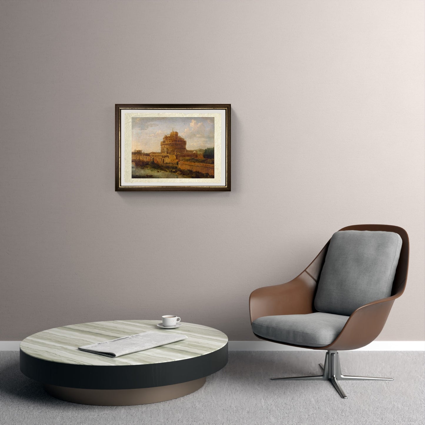 Saint Angel Castle in Rome - Gaspare Vanvitelli - Gaspar van Wittel