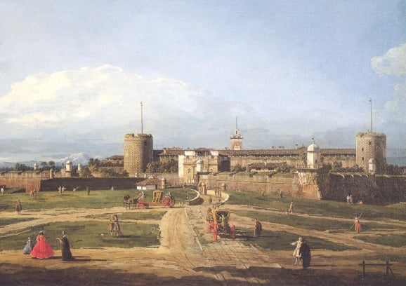 View of Rome with St. Peter's and Castel Sant' Angelo in the Distance, 1685 - Gaspare Vanvitelli - Gaspar van Wittel