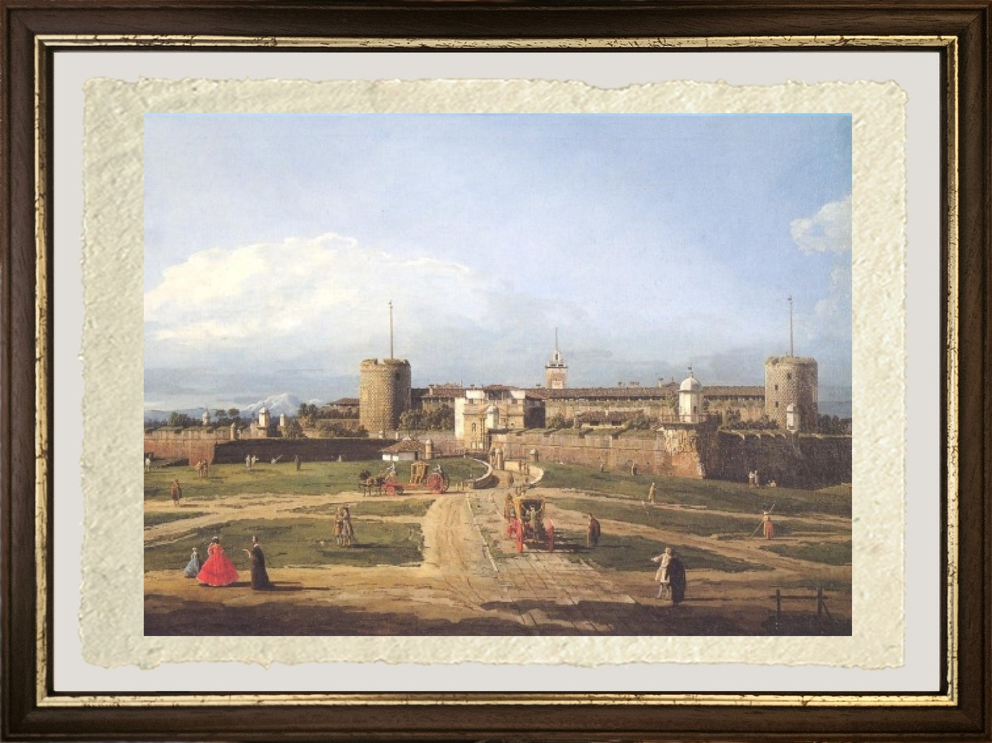 View of Rome with St. Peter's and Castel Sant' Angelo in the Distance, 1685 - Gaspare Vanvitelli - Gaspar van Wittel