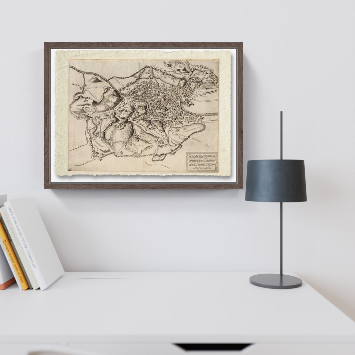 Topografia di Roma - Romae topographia - di Nicolas Beatrizet