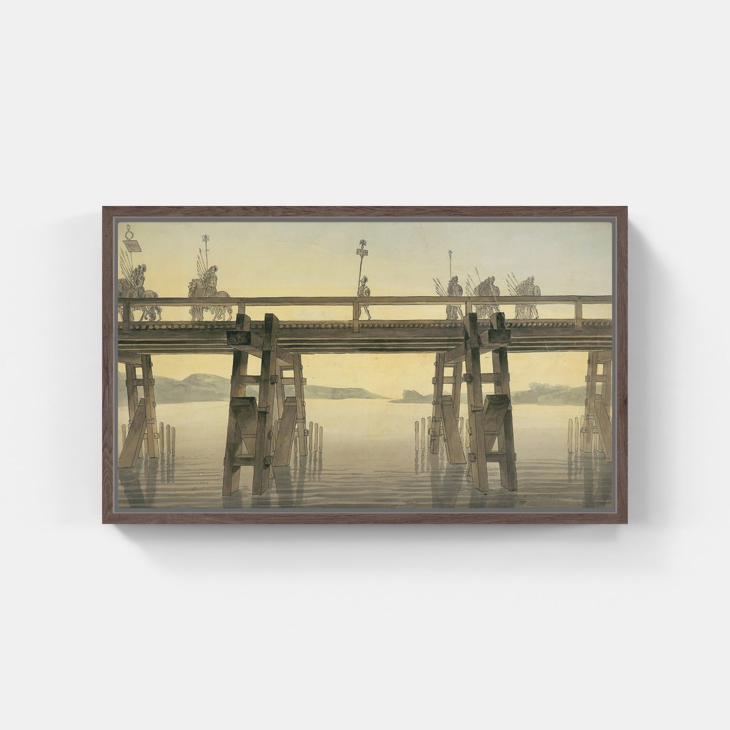 John Soane's 1814 Caesar's Rhine Bridge