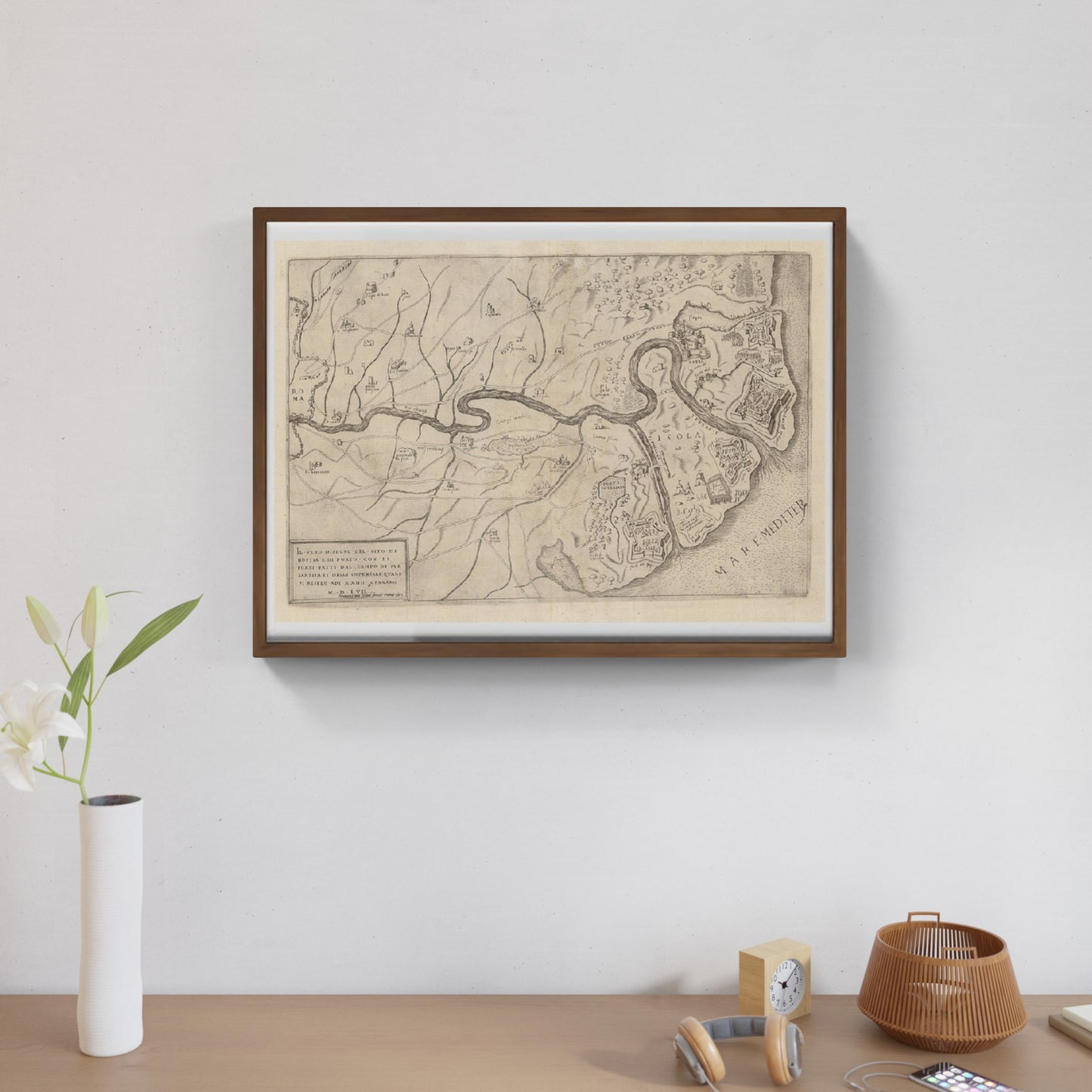 The True Design of the Site of Hostia (1602)