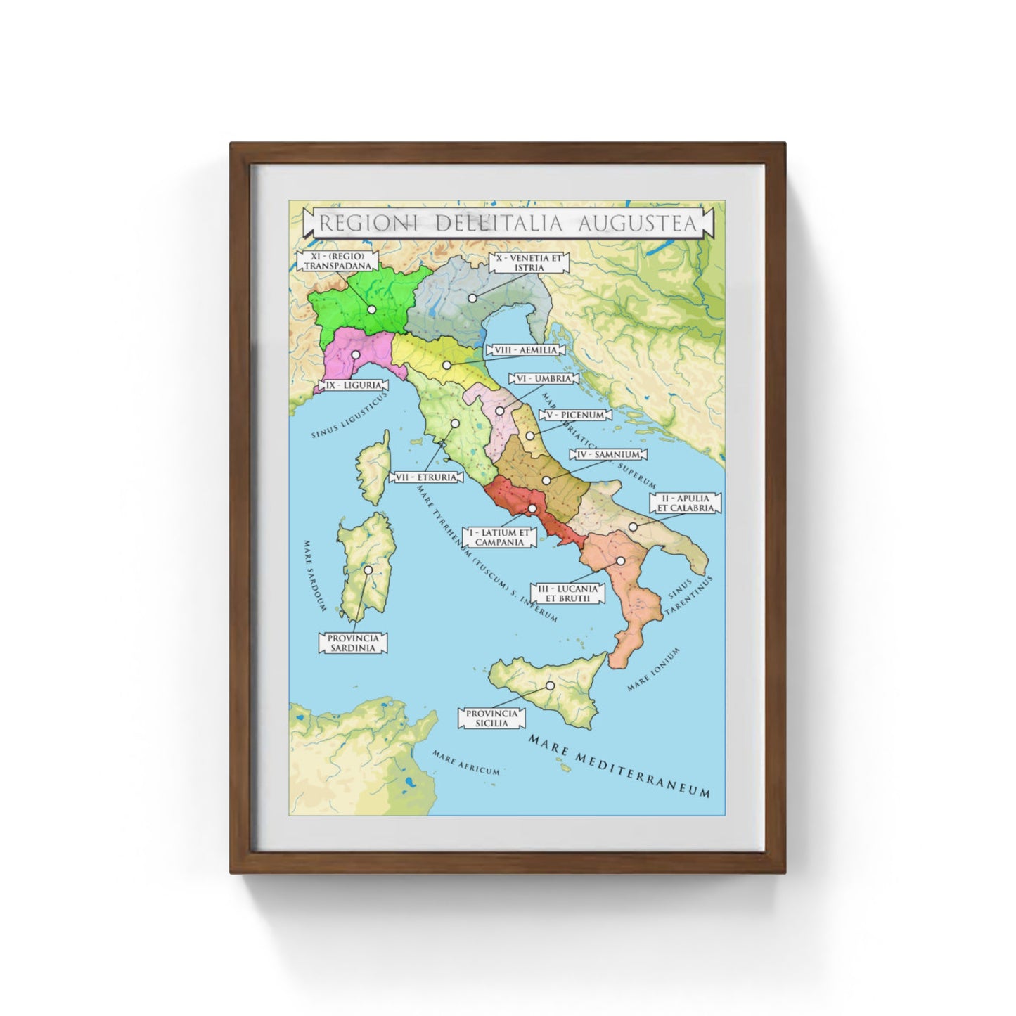 The regions of Augustan Italy