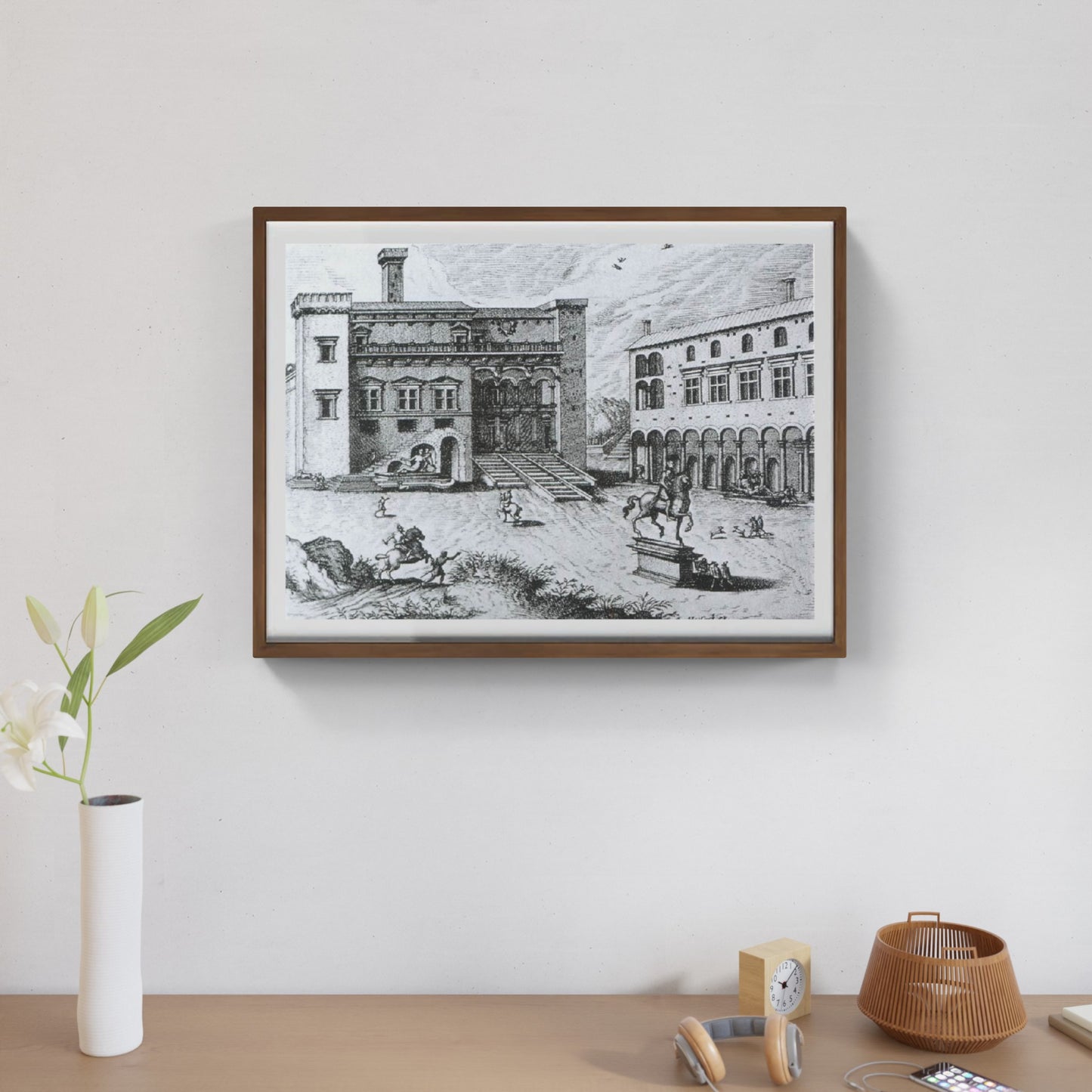 Capitoline Hill in Rome (1544-45), engraving by Hieronymus Cock