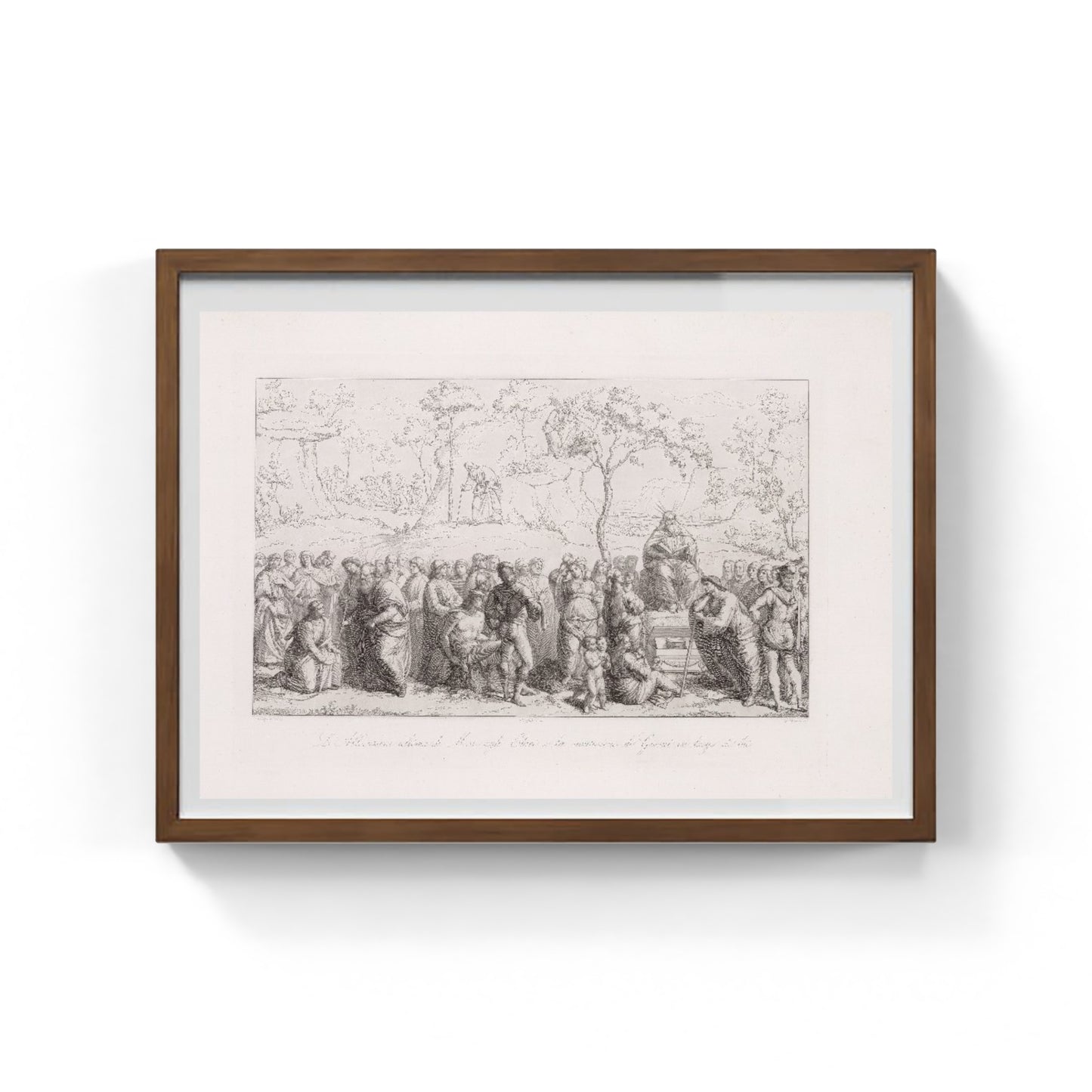 L'Allocuzione ultima di Mose agli Ebrei e la sosliturione di Giosue in luogo di lui (1858)