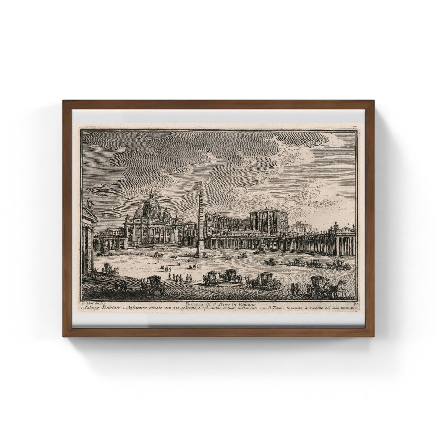View of St. Peter's Basilica in the Vatican (1753)
