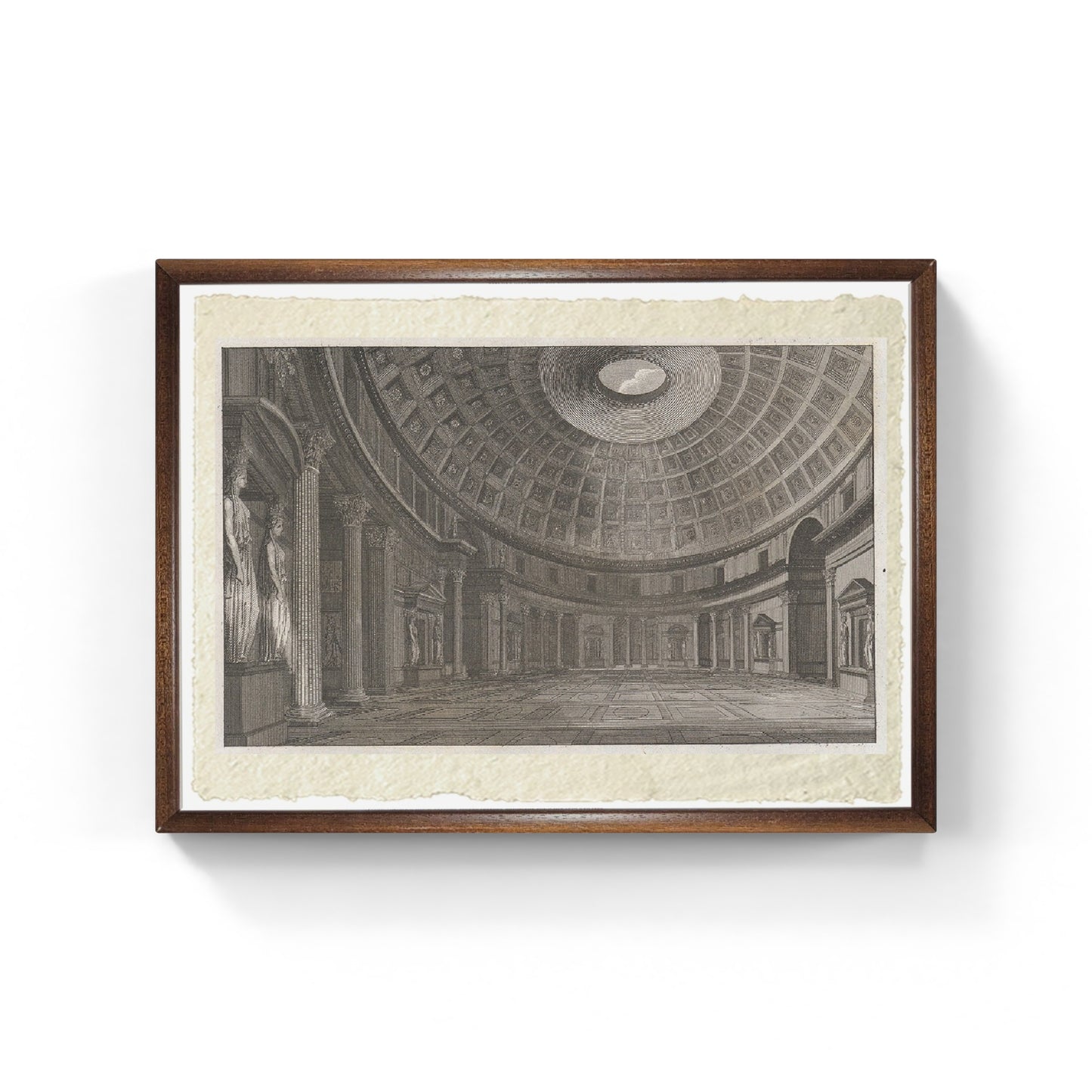 View of the interior of the Pantheon (1841)