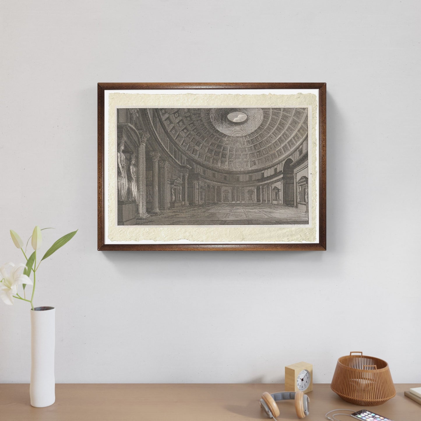View of the interior of the Pantheon (1841)