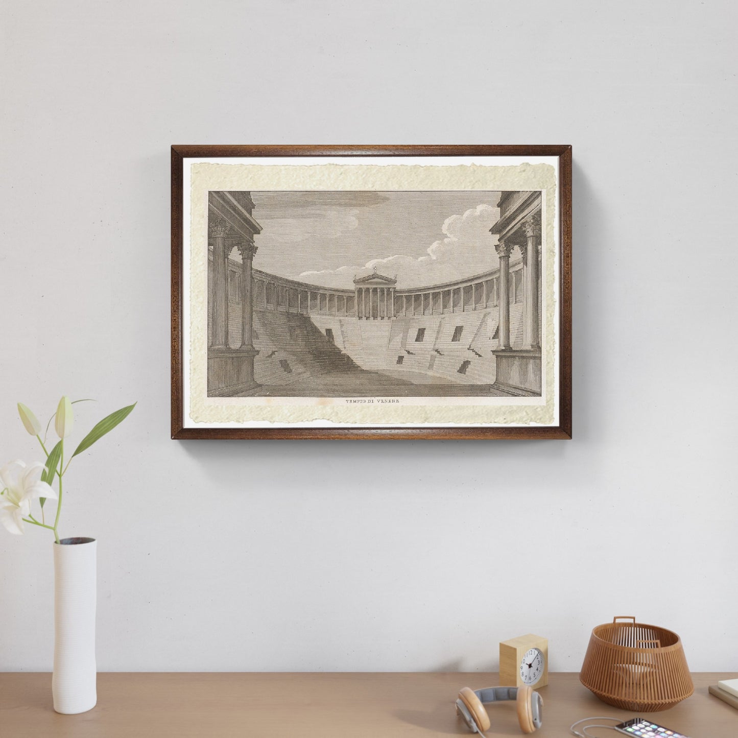 Interior of the Theater of Pompey (1841)