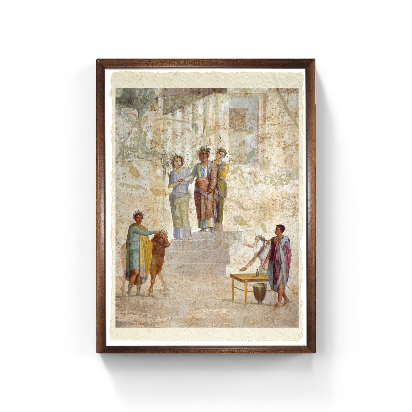 Pompei. Affresco raffigurante Giasone e Pelia
