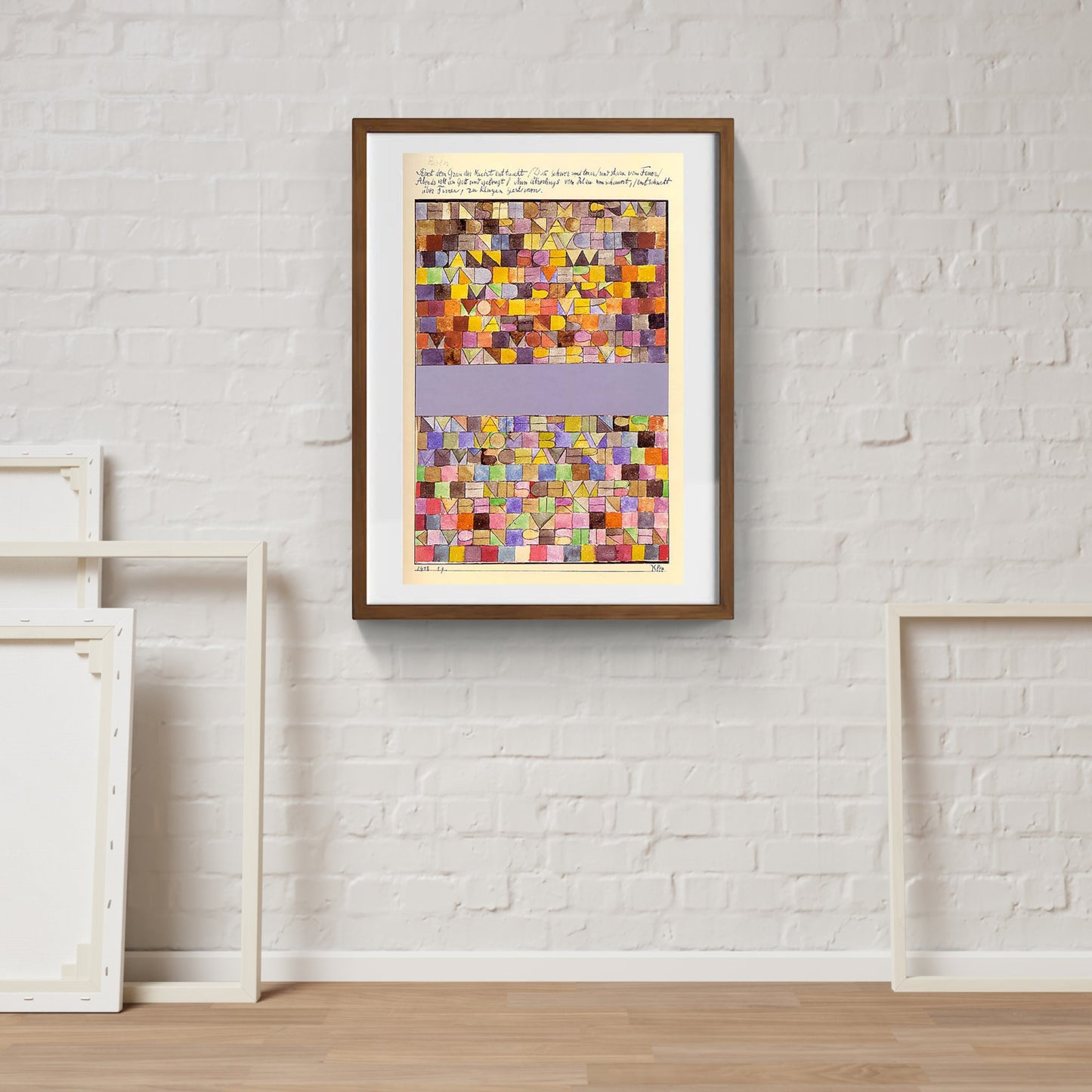 Dapprima innalzatosi dal grigiore della notte - Paul Klee