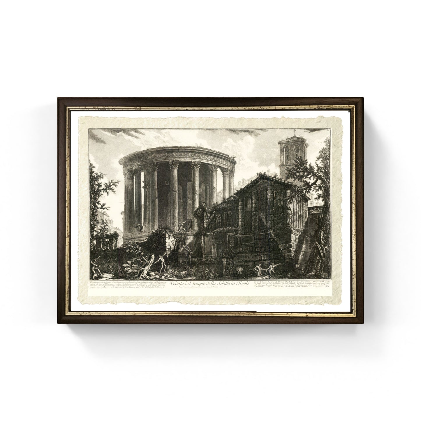 Veduta del tempio della Sibilla in Tivoli di Giovanni Battista Piranesi