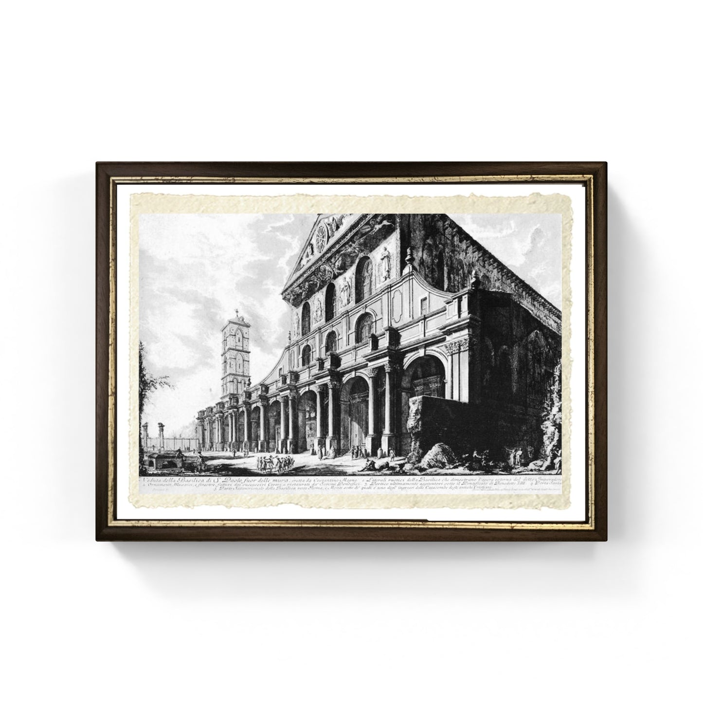 Basilica S.Paolo, riproduzione di Giovanni Battista Piranesi