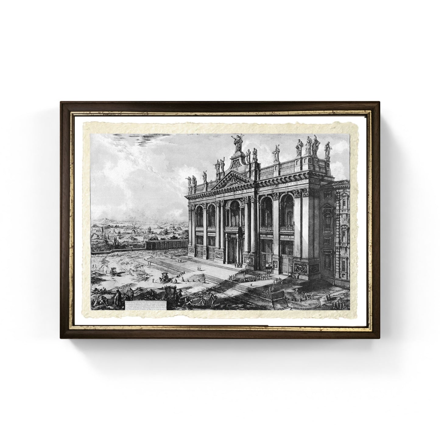Basilica di S.Giovanni Laterano, riproduzione di Giovanni Battista Piranesi