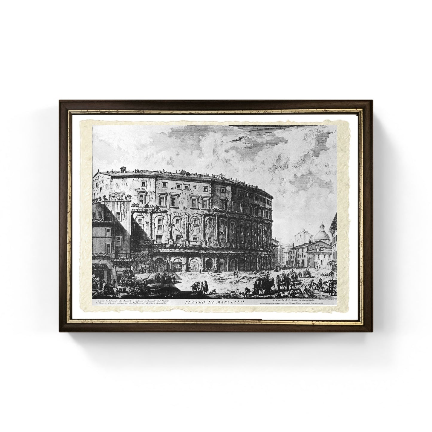 Teatro di Marcello, riproduzione di Giovanni Battista Piranesi