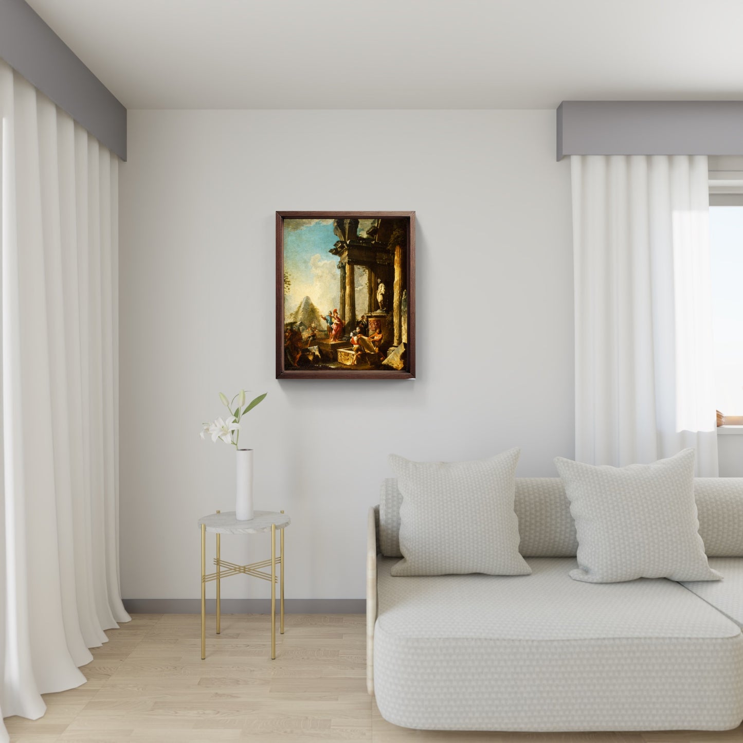 Alessandro Magno alla tomba di Achille, Giovanni Paolo Pannini