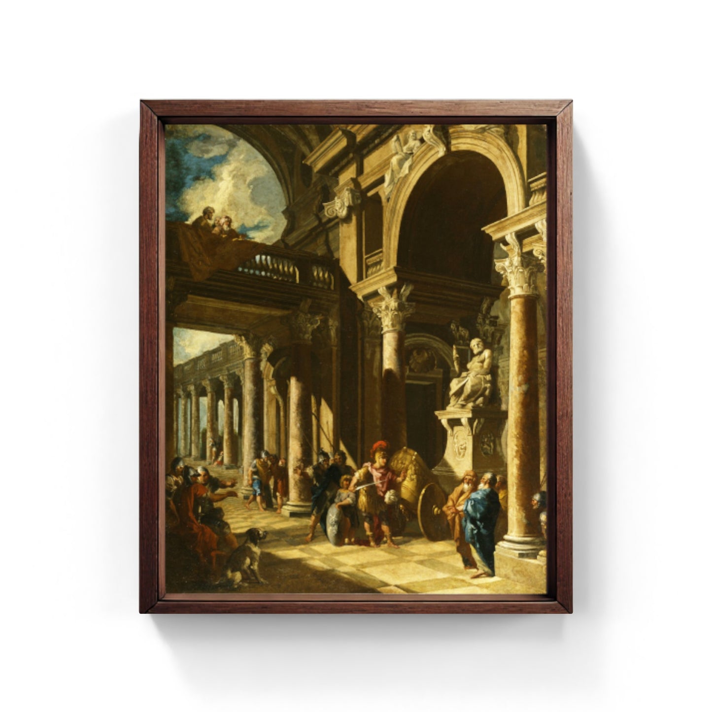 Alessandro Magno taglia il nodo gordiano, Giovanni Paolo Pannini