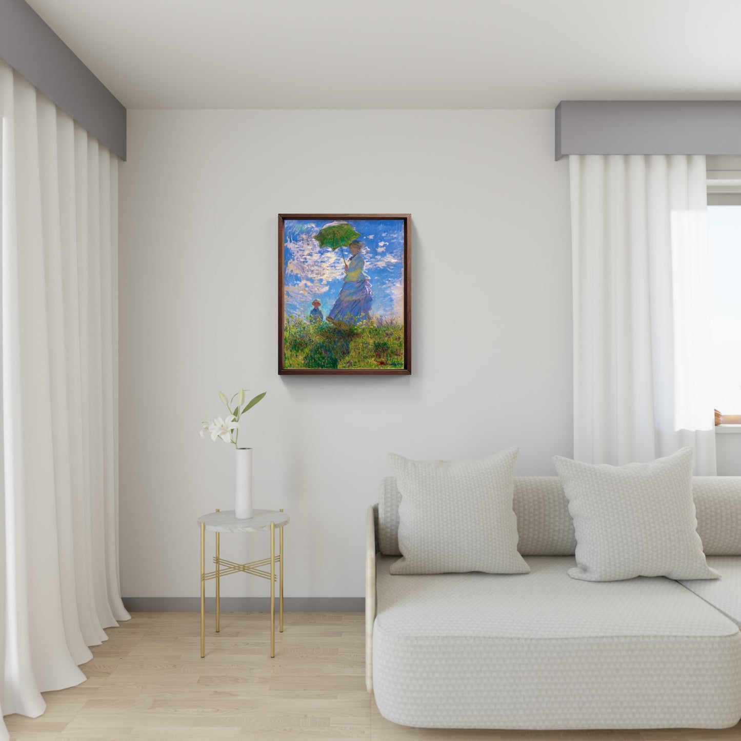 La passeggiata, quadro di Claude Monet