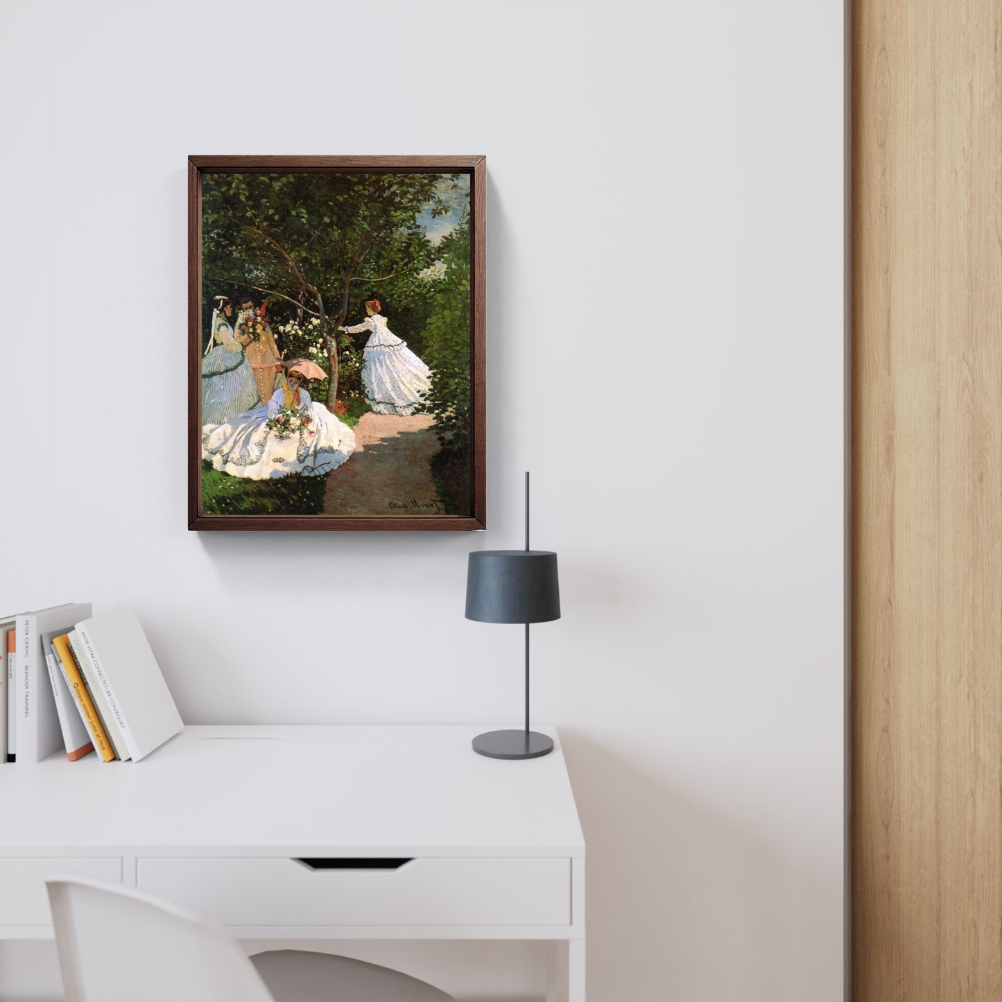 Donne in giardino, quadro di Claude Monet