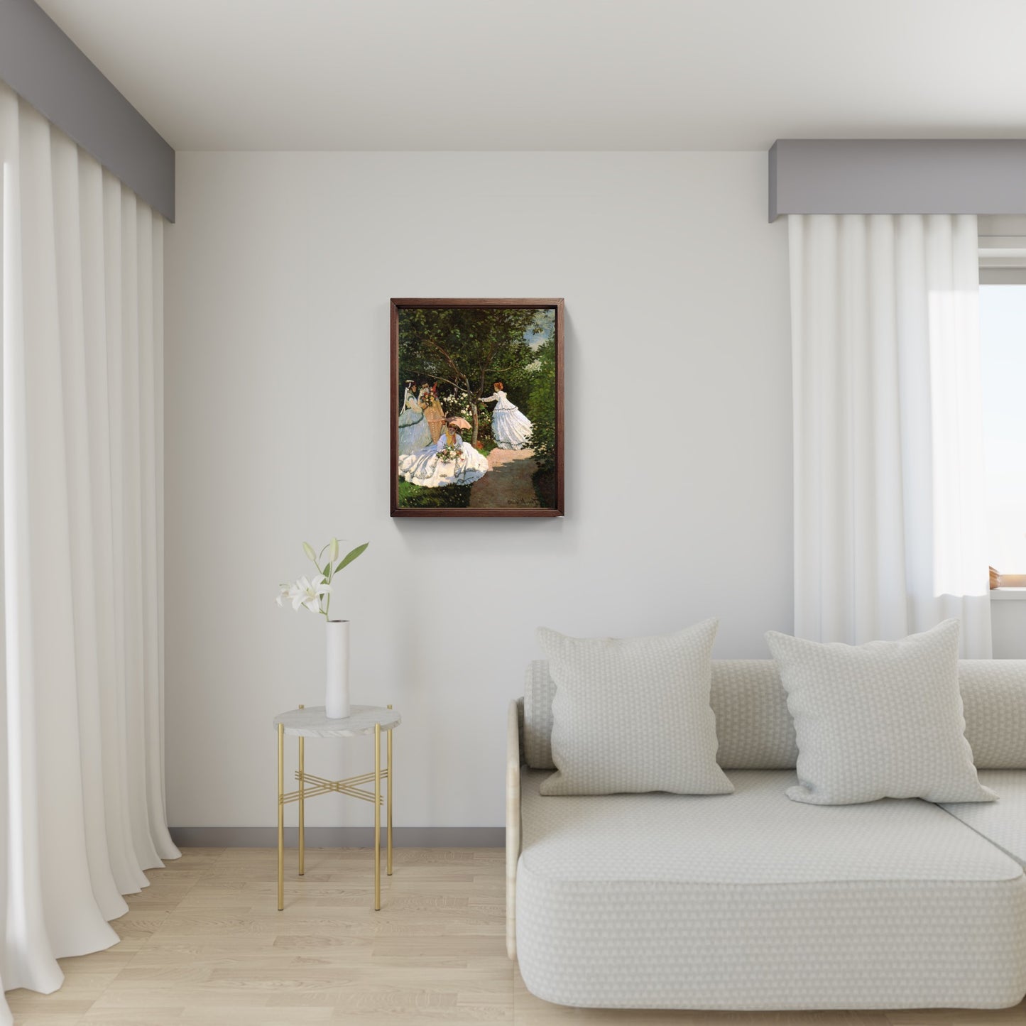 Women in the Garden, painting by Claude Monet