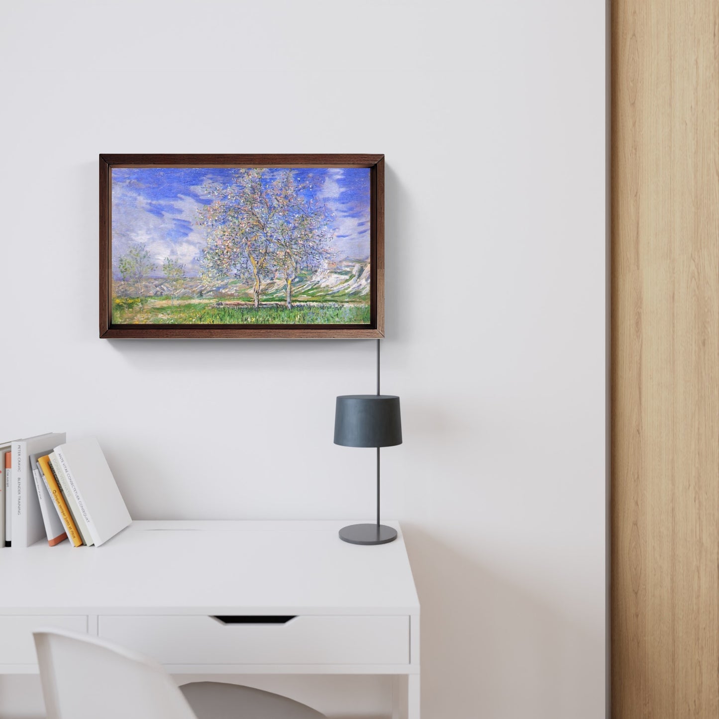 Peri in fiore, quadro di Claude Monet