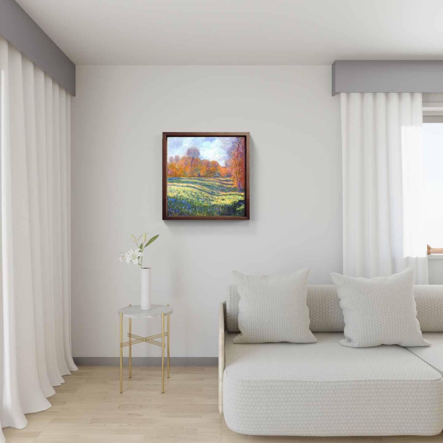 Meadow at Giverny, painting by Claude Monet