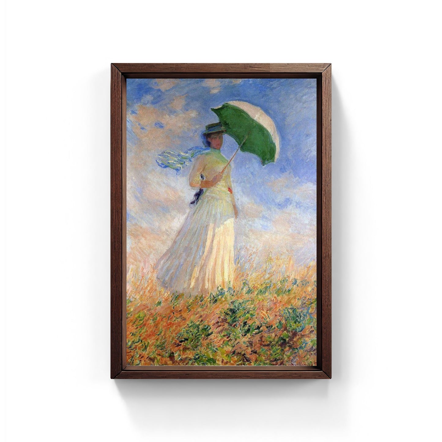 Passeggiata con il parasole, quadro di Claude Monet