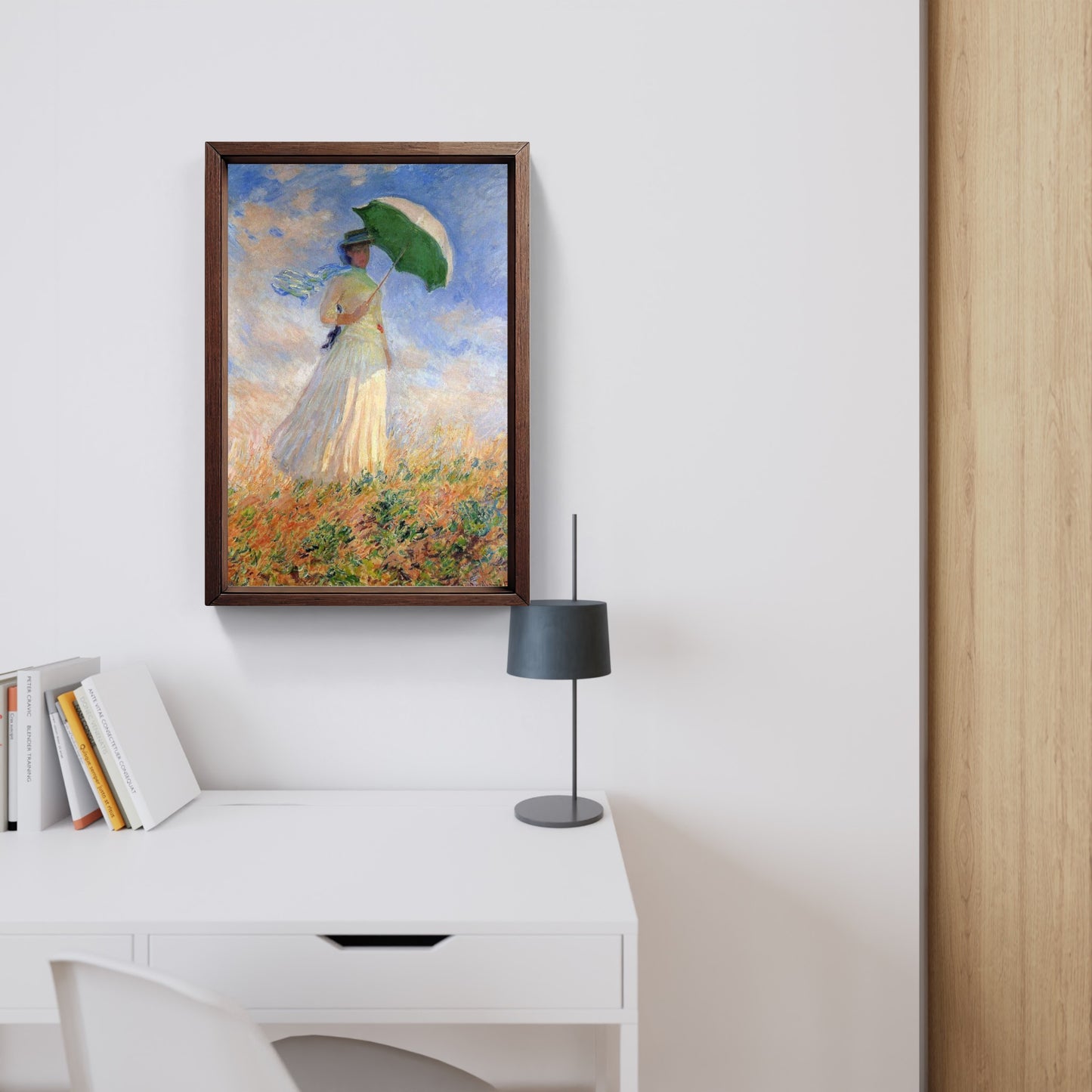 Passeggiata con il parasole, quadro di Claude Monet