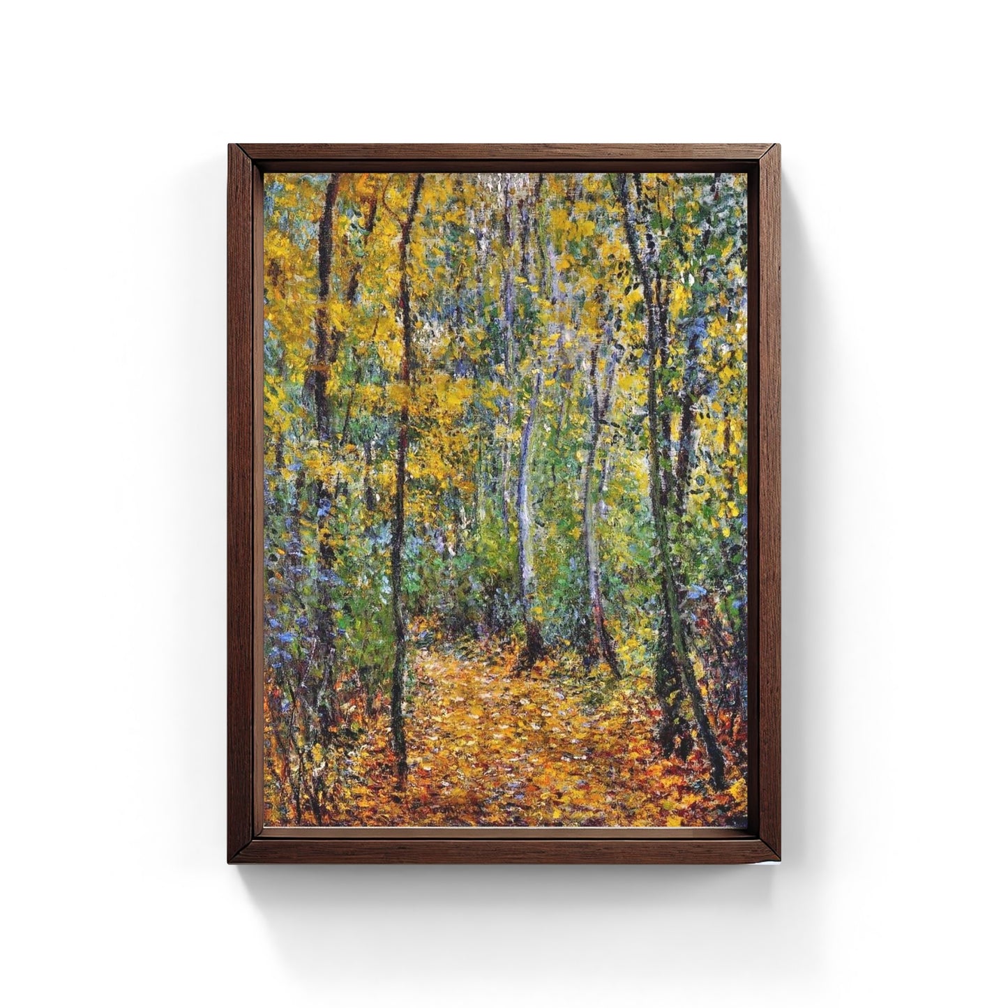 Sentieri nel bosco, quadro di Claude Monet