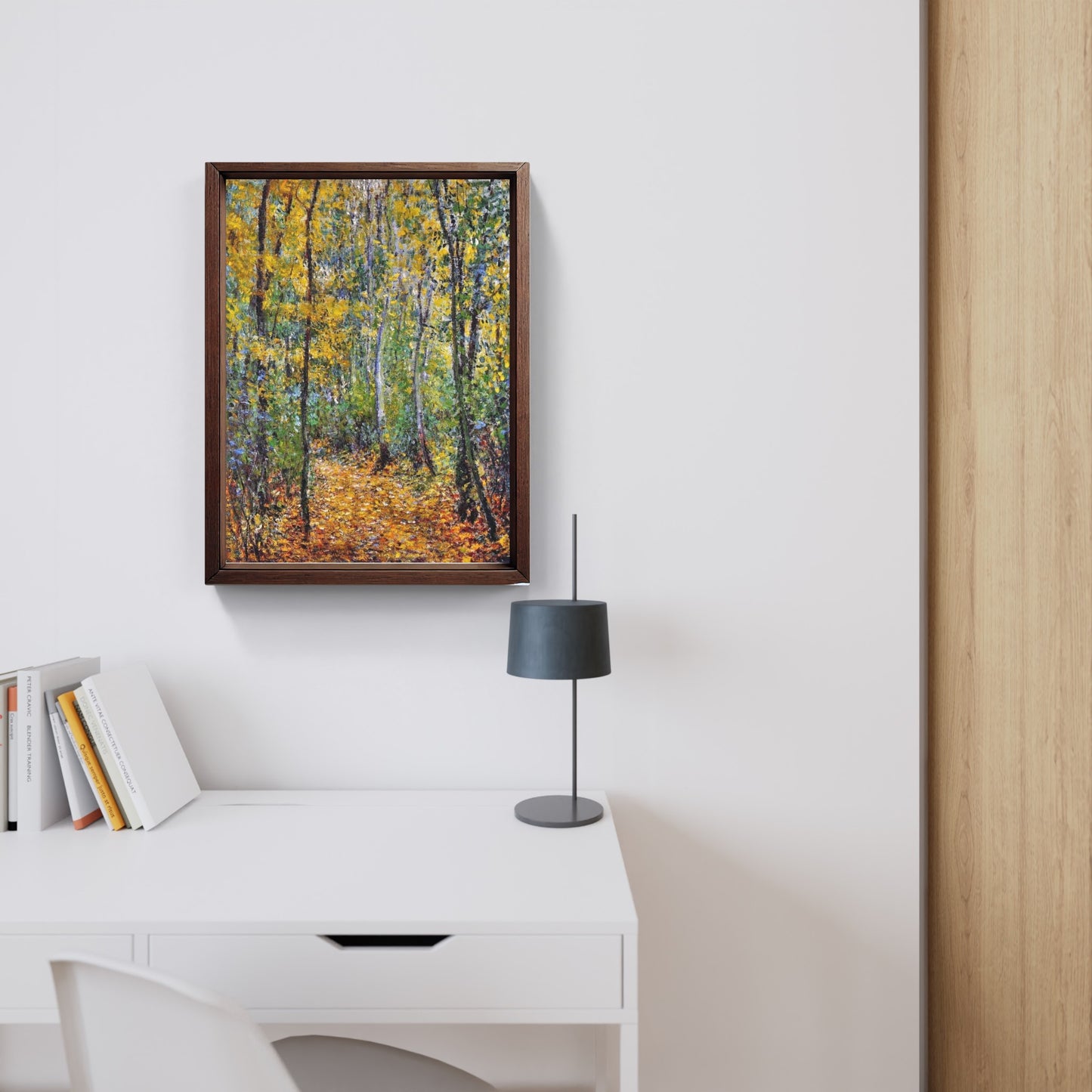 Sentieri nel bosco, quadro di Claude Monet